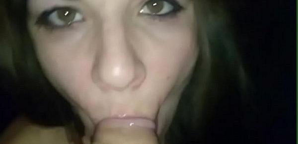  Gorgeous natural beauty lives for cock in her mouth
